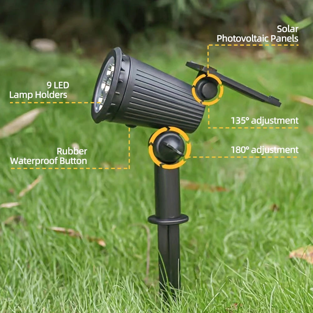 Solar Lights Outdoor Garden Powered Wall Lamp Waterproof Motion Sensor Light