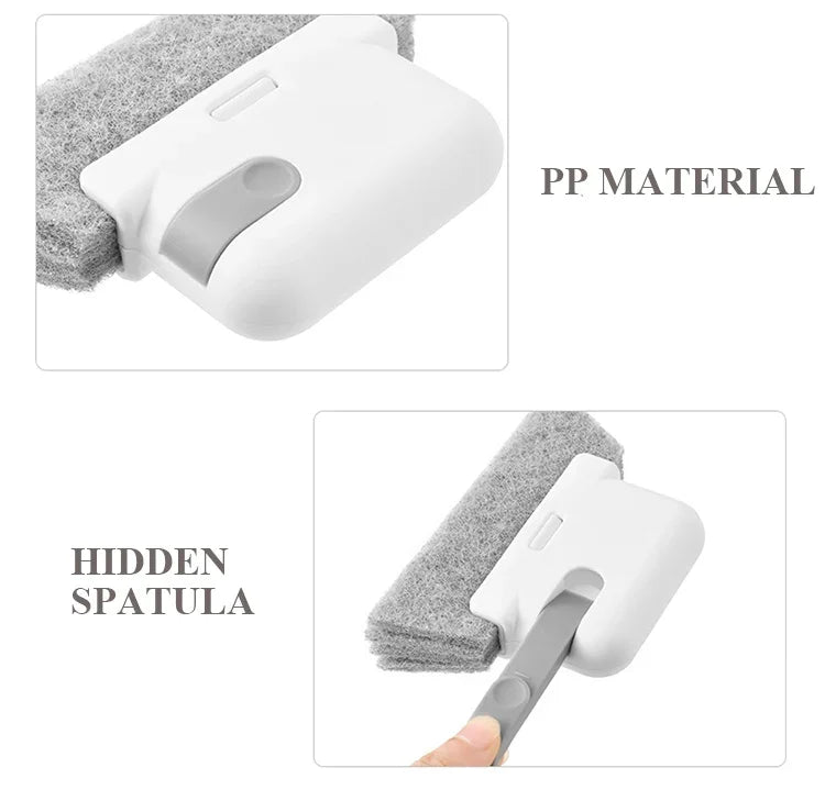 Household cleaning tool for window track, scouring Door track pad gap cleaner