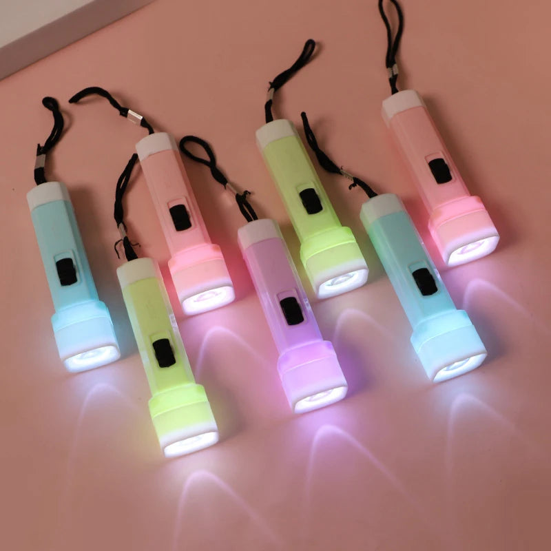12Pcs LED Mini Flashlight Kids Birthday Party Favors for Festival Decoration