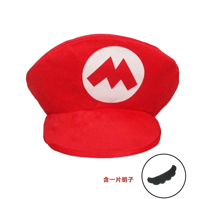 Super Marios Bros Cartoon Hat Adult Kids Game Children Cosplay Gifts