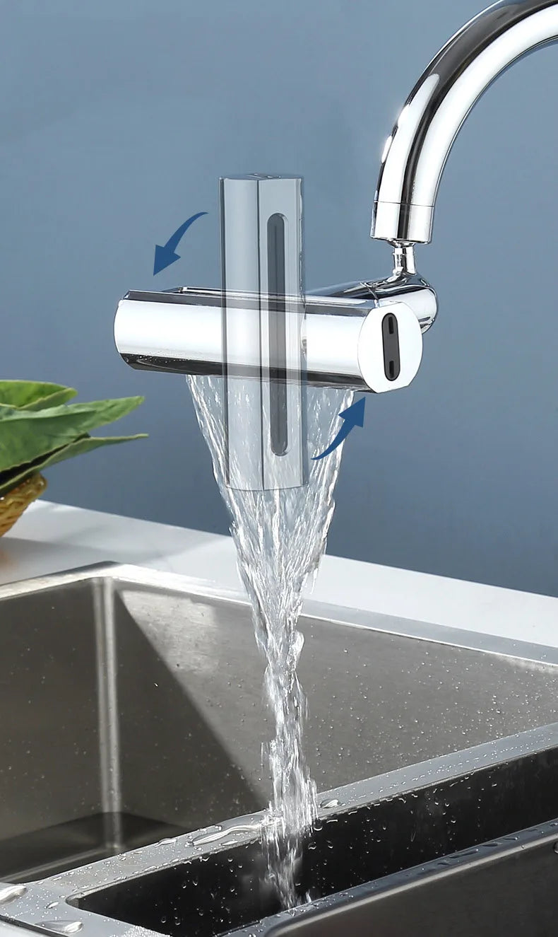 Waterfall Faucet Head Kitchen Bathroom Multifunctional Nozzle Anti Splashing Tap