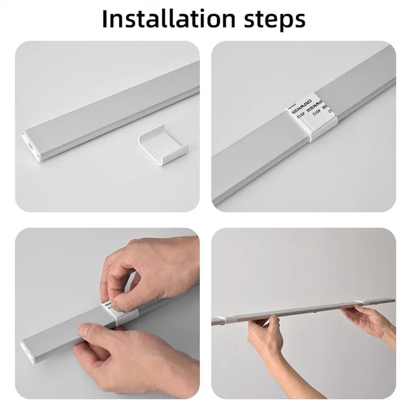 LED Motion Sensor Wireless Ultra Thin Night Light USB