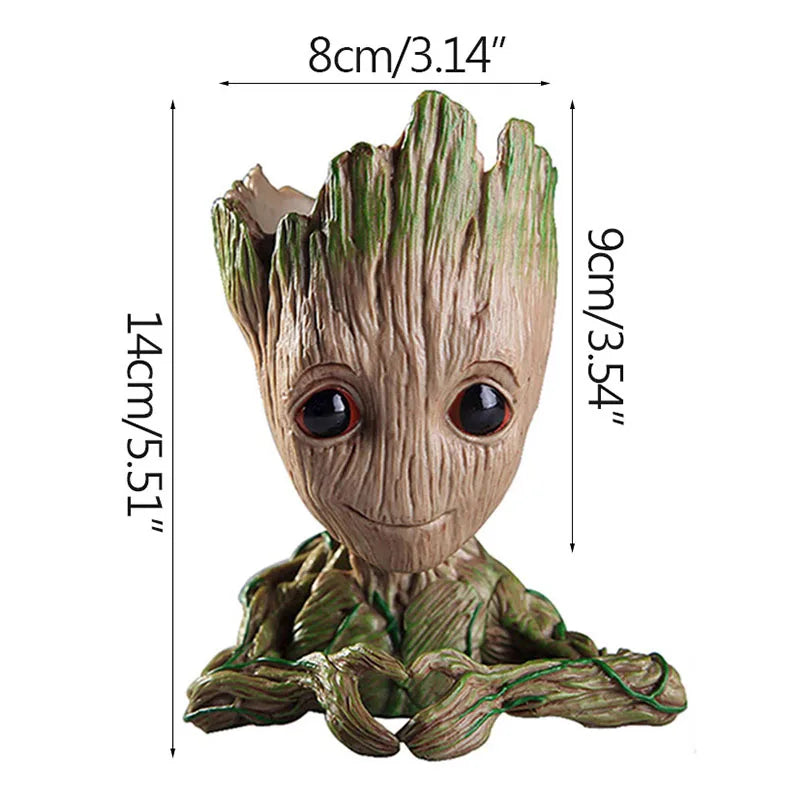 Office Desktop Display Cartoon Groot Figurines Handicrafts Decor