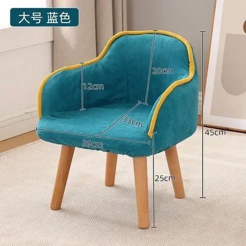 Children's small sofa chair, single person reading corner, reading lazy room backrest seat