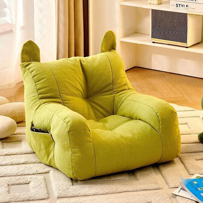 Soft Small Sofa Chair Comfortable Ergonomic Living Room With Storage Bag