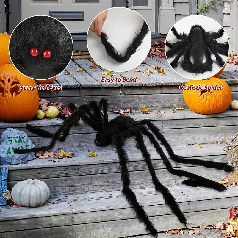 Halloween Home Decor Skeleton Head Outdoor Scary Props Realistic Skull Prank