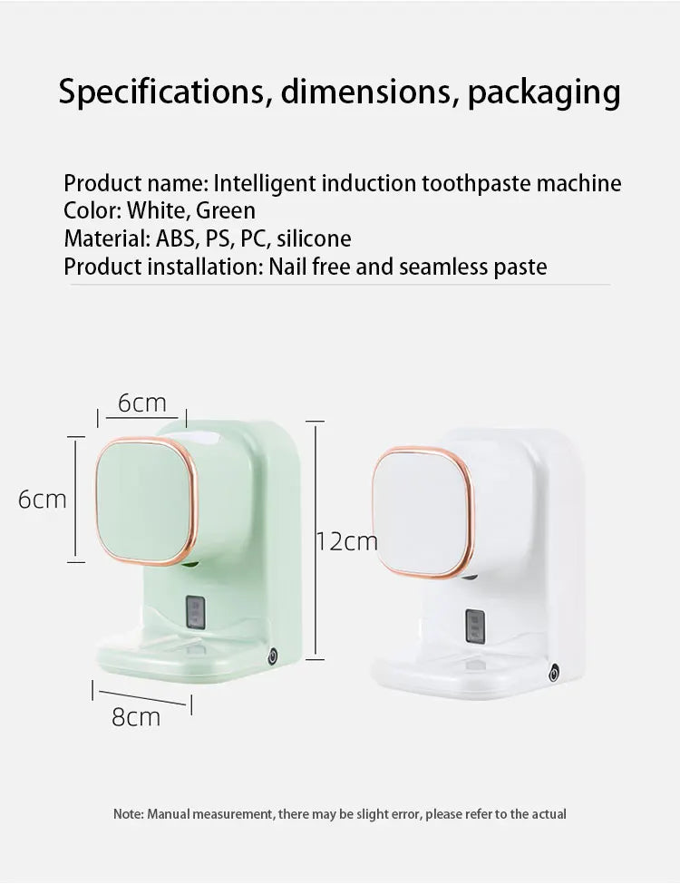 3-Mode Smart Toothpaste Dispenser