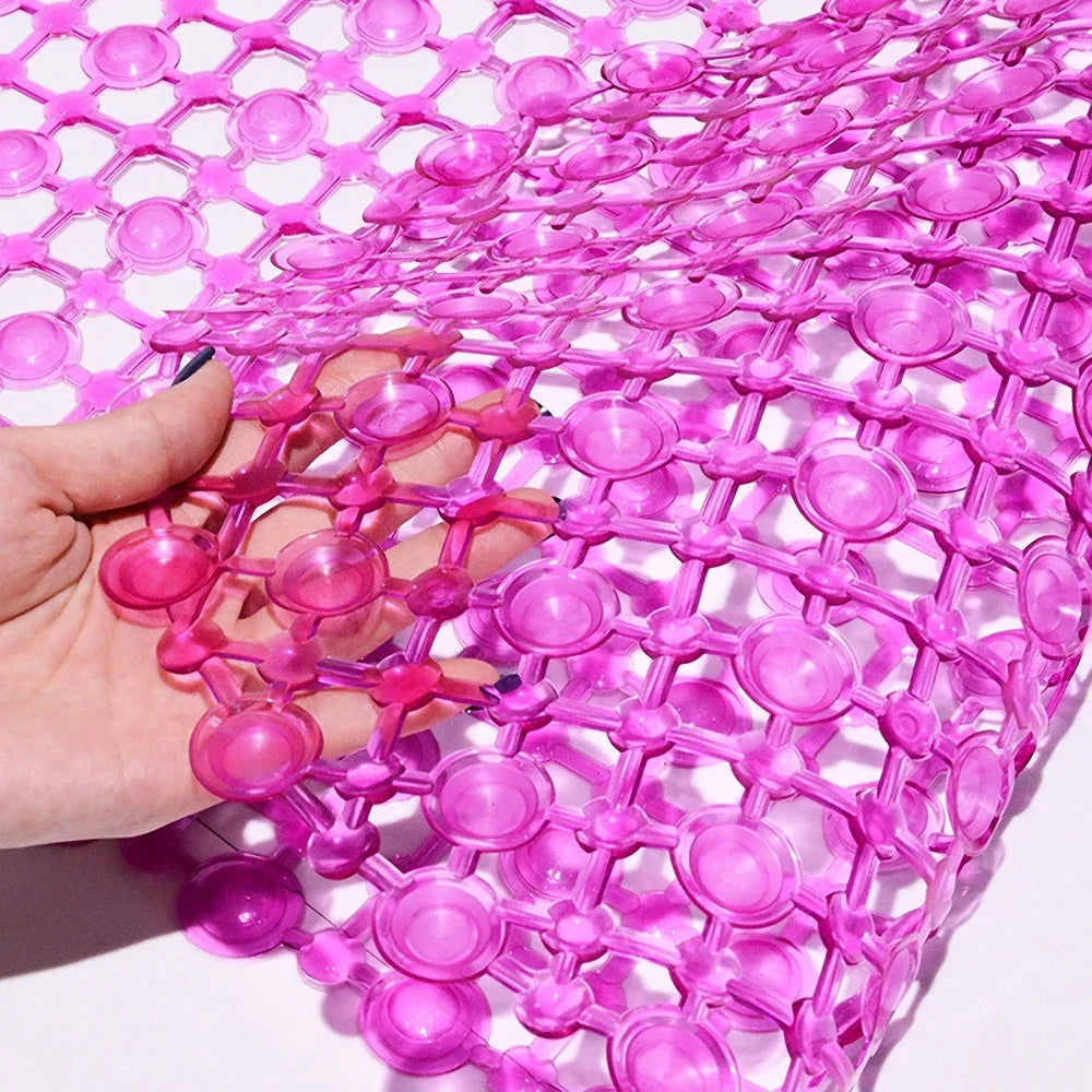 PVC Anti-Skid Bath Mat with Suction Cups