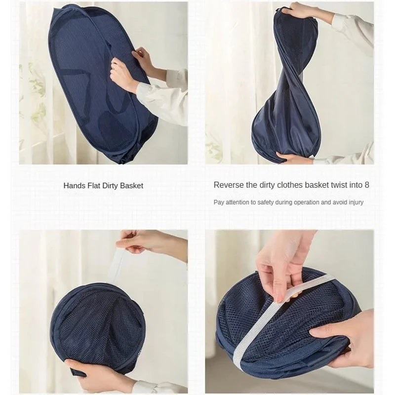 Foldable Mesh Storage Basket