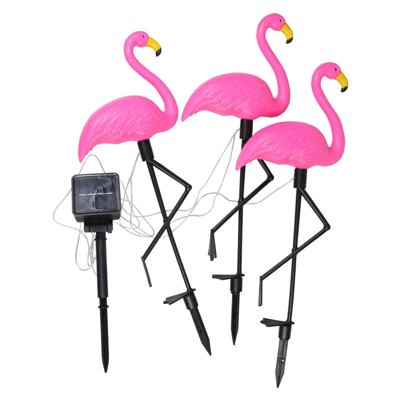 Solar Flamingo LED Outdoor Garden Light Waterproof Courtyard Lamp