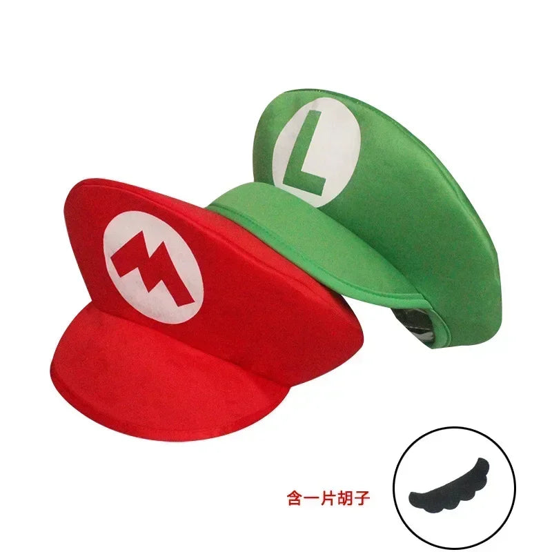 Super Marios Bros Cartoon Hat Adult Kids Game Children Cosplay Gifts