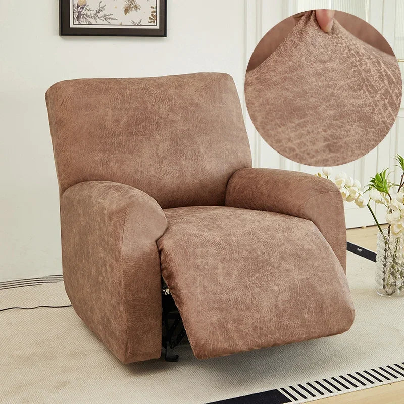 Stretch PU leather waterproof Recliner Cover Couch Cover for Recliner Sofa chair Cover