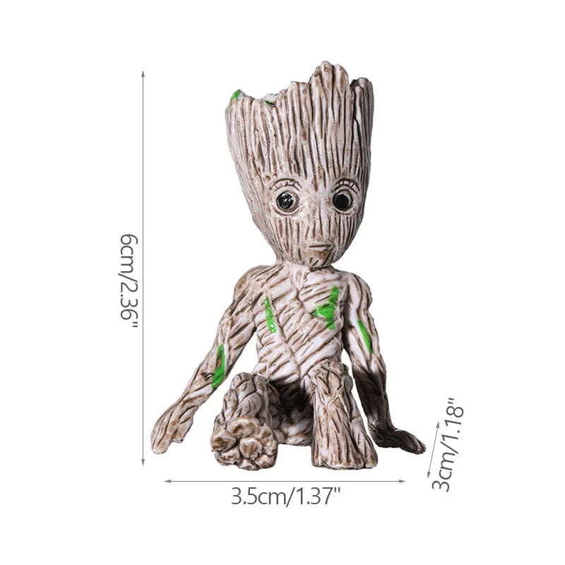 Office Desktop Display Cartoon Groot Figurines Handicrafts Decor