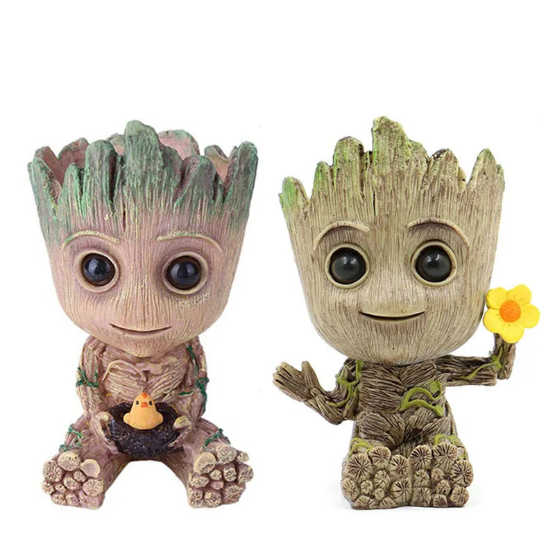 Office Desktop Display Cartoon Groot Figurines Handicrafts Decor