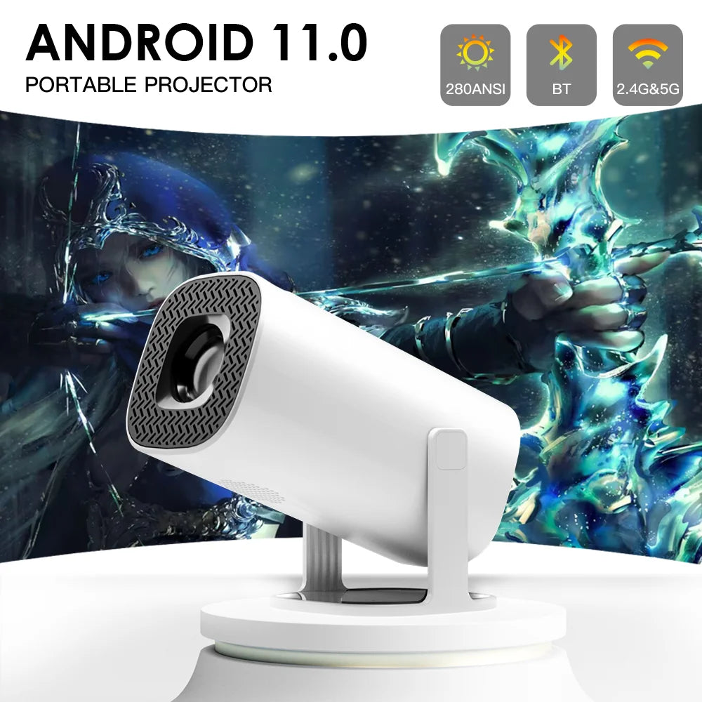 Smart Android 1280*720P Home Cinema Portable Projector