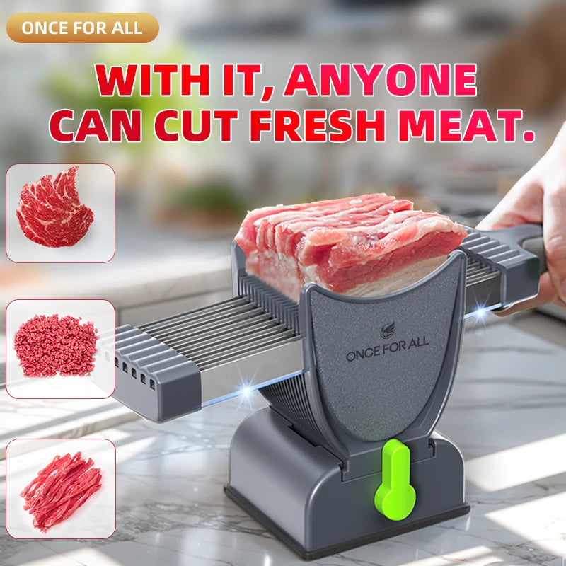 Miniature Manual Stainless Steel Meat Cutter