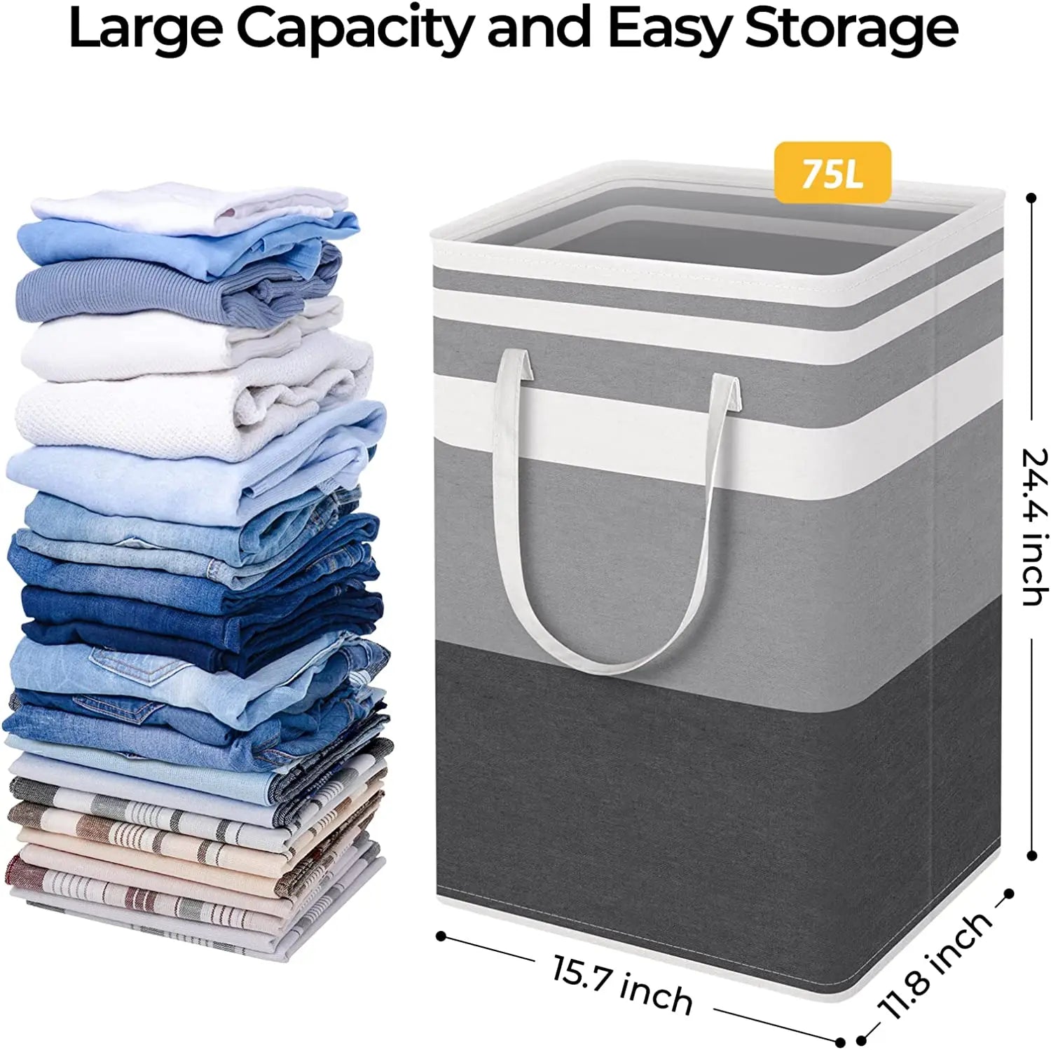 Waterproof - Large Laundry Basket 100L