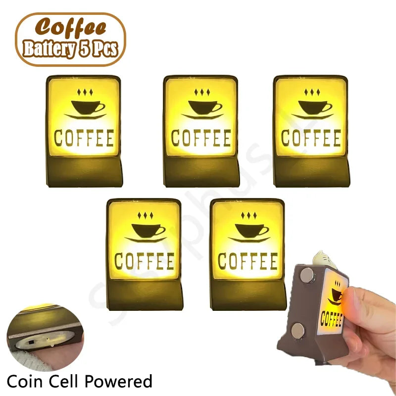 6 Styles 711 Store Light Sign Coffee Shop Magnetic Refrigerator Stickers
