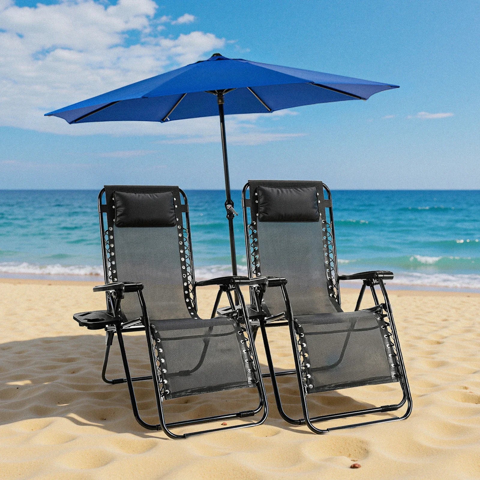 Folding lounge chair, loffice balcony, home leisure chair, backrest, elderly cool chair