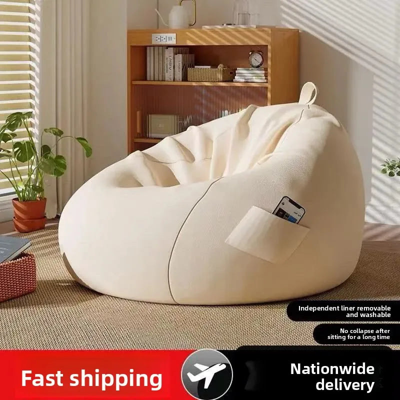 Lazy Sofa Bean Bag Tatami Living Room Recliner Small Apartment Leisure Chair
