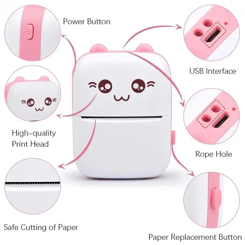 Mini Portable Thermal Printer