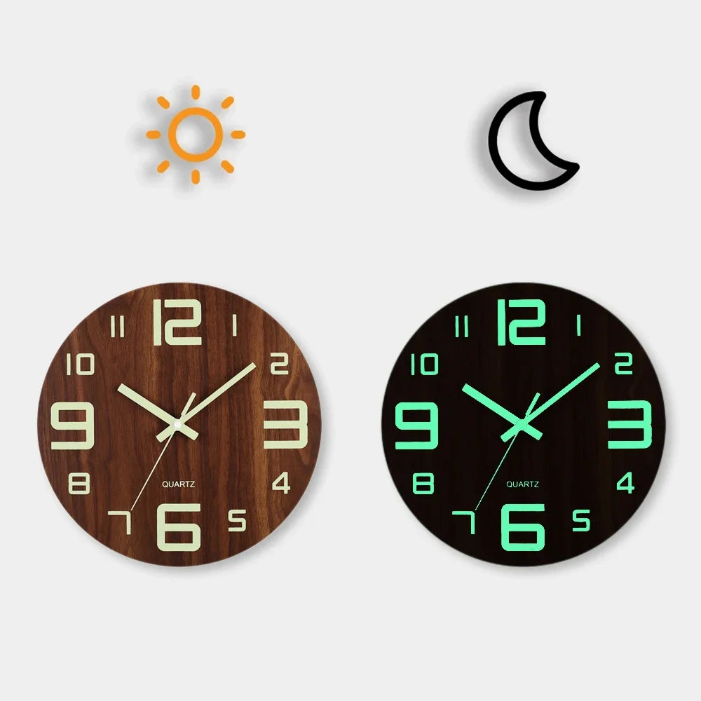 12 Inch Luminous Wall Clock