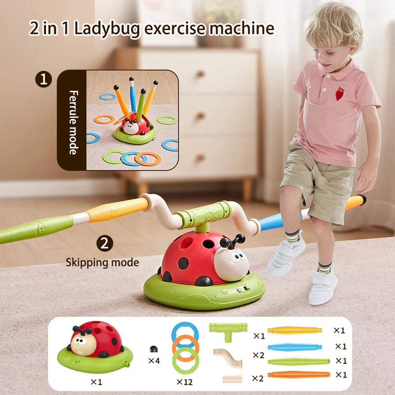 Ladybug Sport Entertainment Game Toy Multifunction Rope Skipping Machine