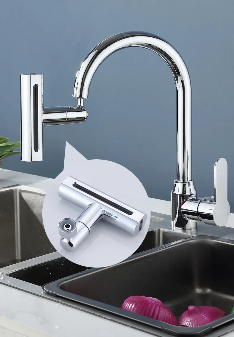 Waterfall Faucet Head Kitchen Bathroom Multifunctional Nozzle Anti Splashing Tap