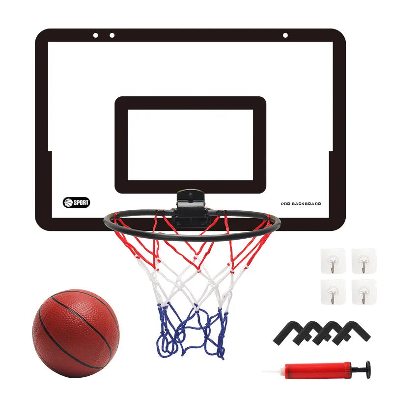 Children's wall mounted silent non porous foldable basketball stand