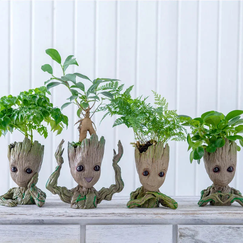 Office Desktop Display Cartoon Groot Figurines Handicrafts Decor