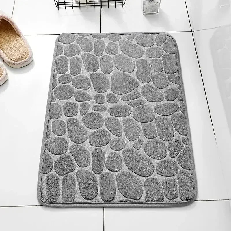 Memory Foam Embossed Velvet Carpet Mat