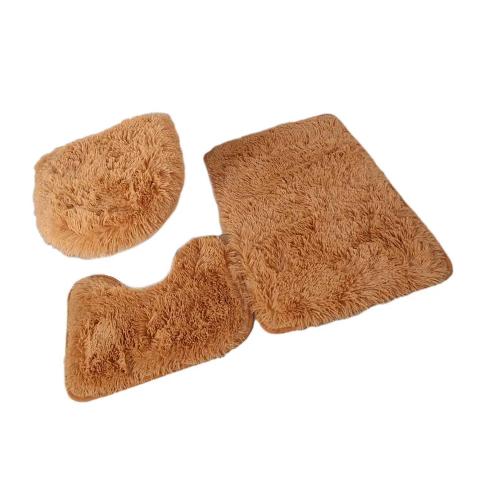 3-Piece Bathroom Rug Set