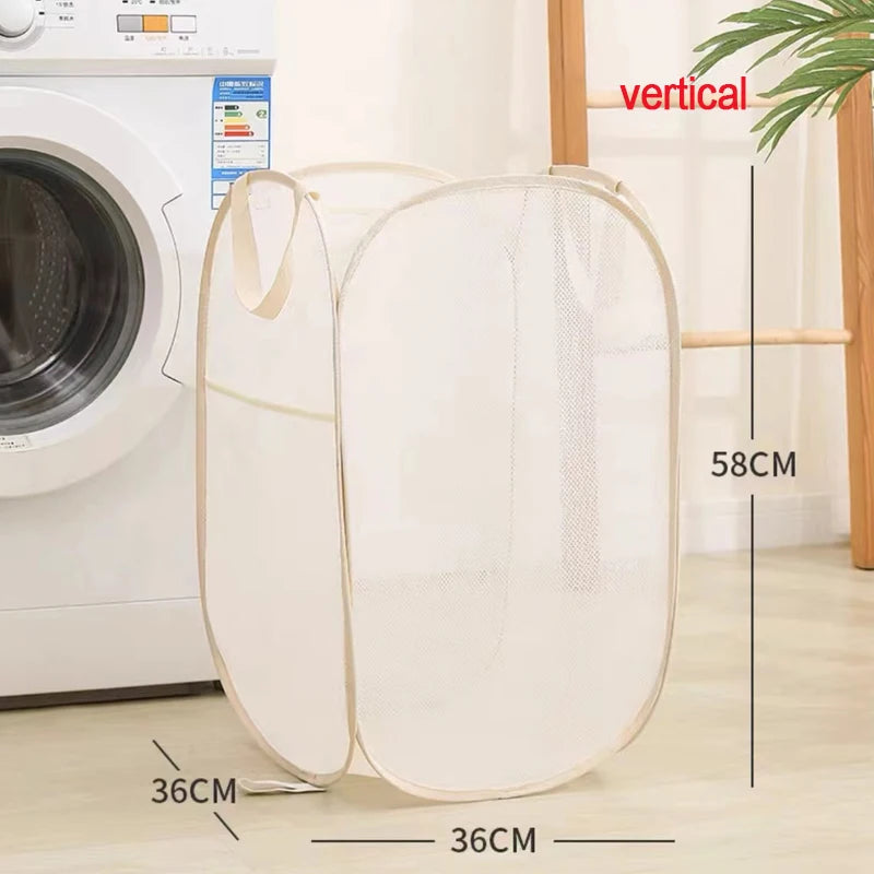 Foldable Mesh Storage Basket