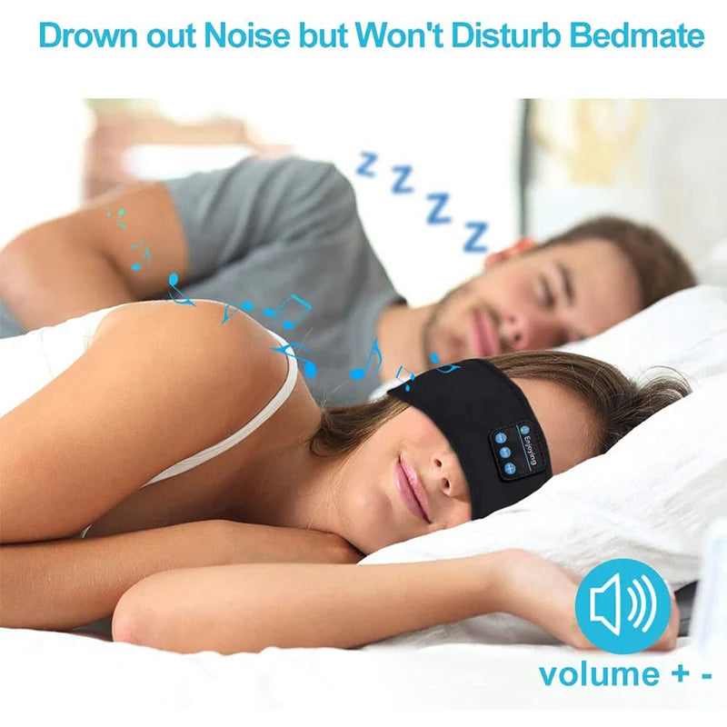 Bluetooth Earphones for Sports, Sleeping Headband Elastic Wireless Headphones