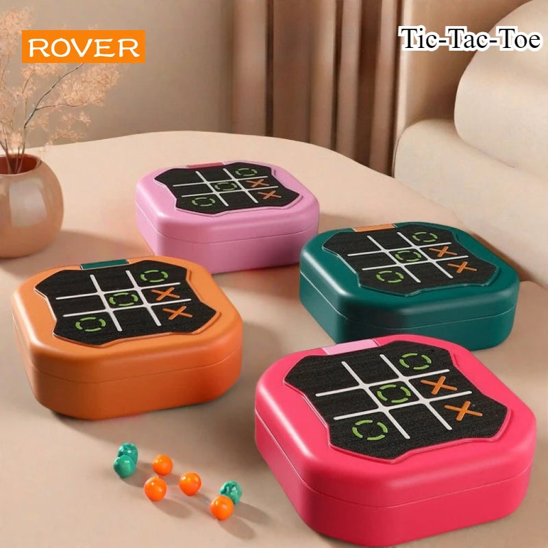 Tic-Tac-Toe Board Multifunctional Electronic Games Montessori Puzzle Table Game