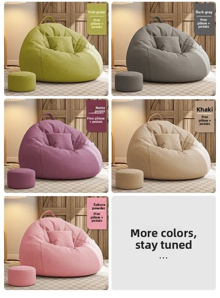 Lazy Sofa Bean Bag Tatami Living Room Recliner Small Apartment Leisure Chair