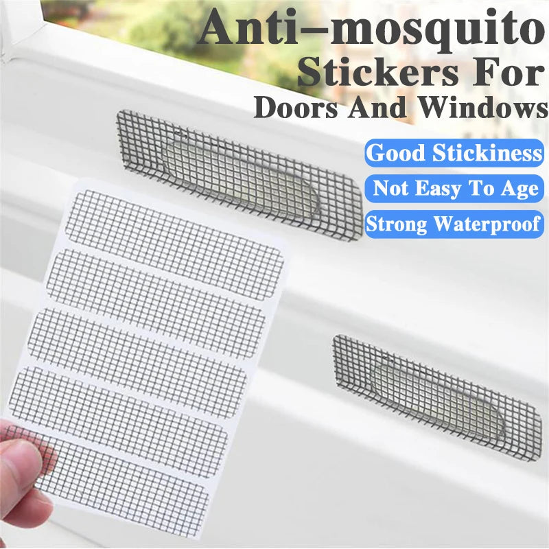 1/5/10 pcs Window Screen Patch Exhaust Door Drainage Hole Anti-mosquito Mesh Screen