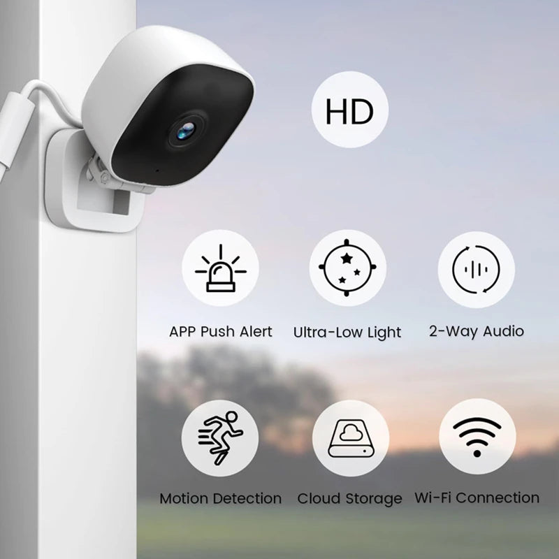 4K Camera IP/AP Remote Monitor Cloud Storage Audio Motion Detection Camcorder
