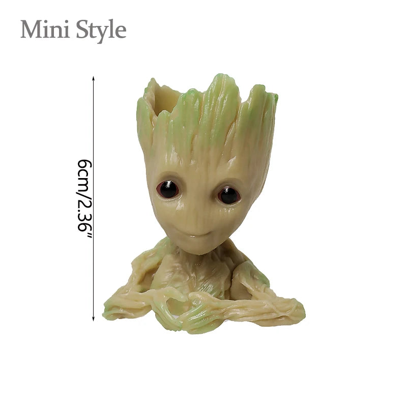 Office Desktop Display Cartoon Groot Figurines Handicrafts Decor