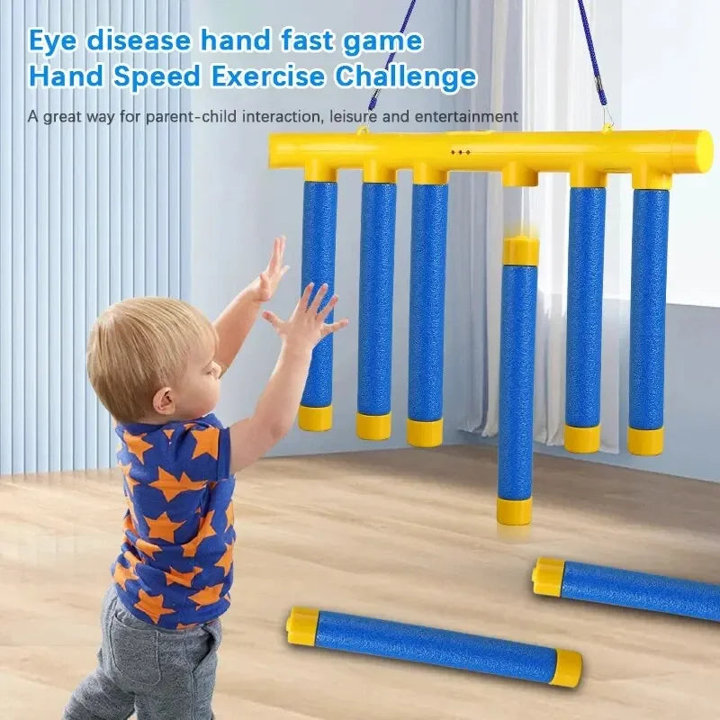 Challenge Falling Sticks Game Training Reaction Ability Educational Activity Set