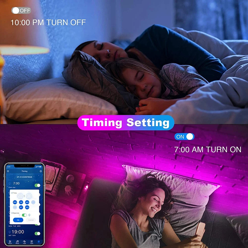 Bluetooth LED Strip Lights Smart SMD 5050 APP