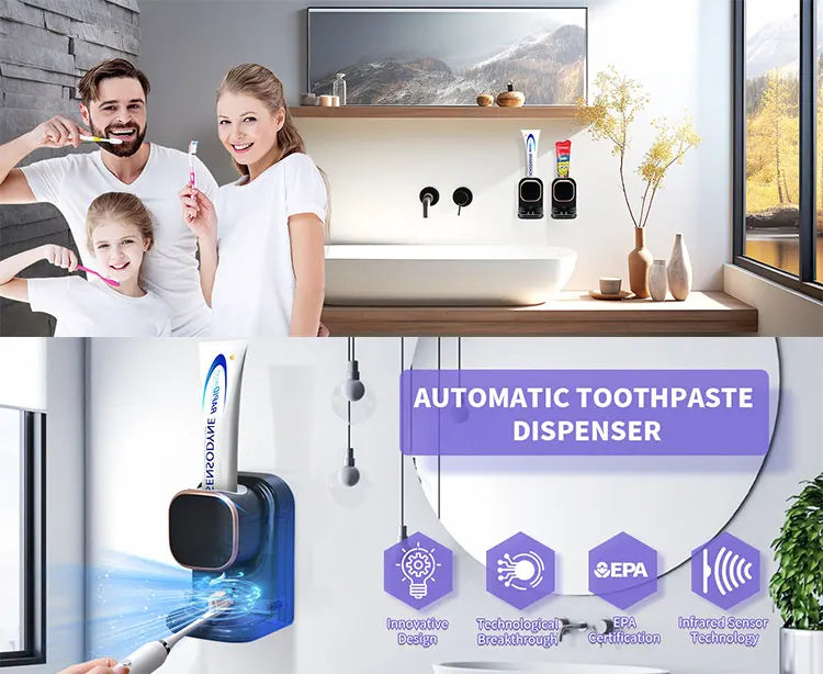3-Mode Smart Toothpaste Dispenser