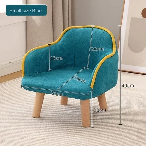Children's small sofa chair, single person reading corner, reading lazy room backrest seat