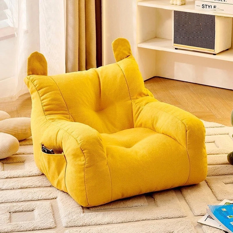 Soft Small Sofa Chair Comfortable Ergonomic Living Room With Storage Bag