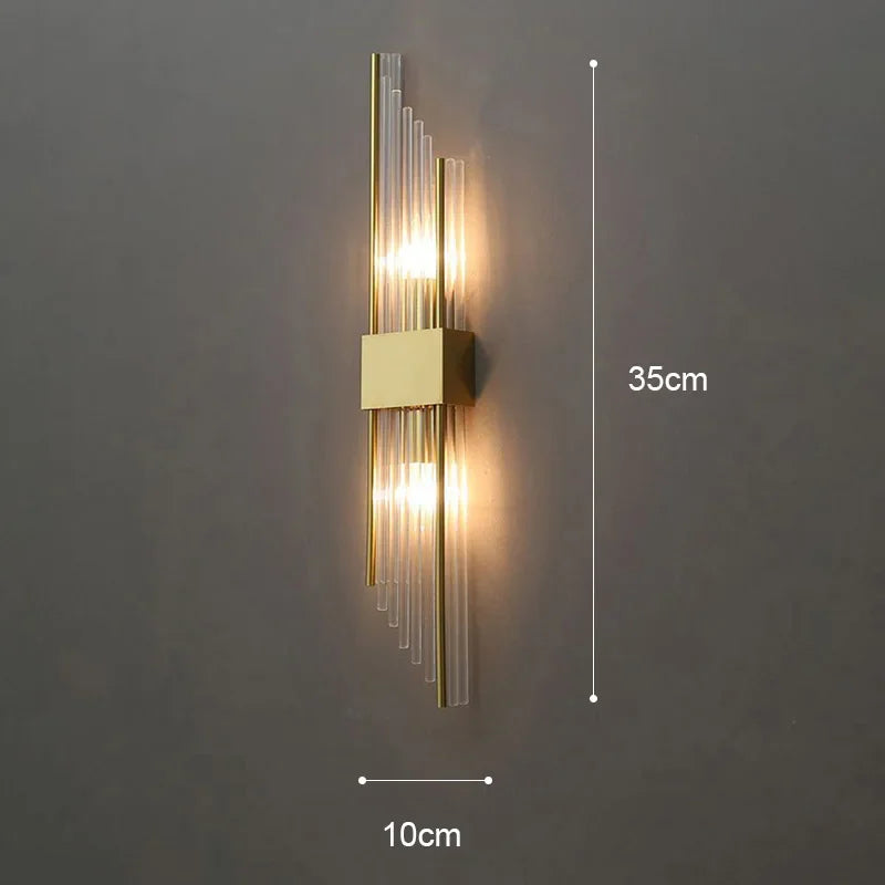 Luxury Wall Lamp Modern LED Gold Wall Light Indoor Lighting Wall Sconce Home Decoration