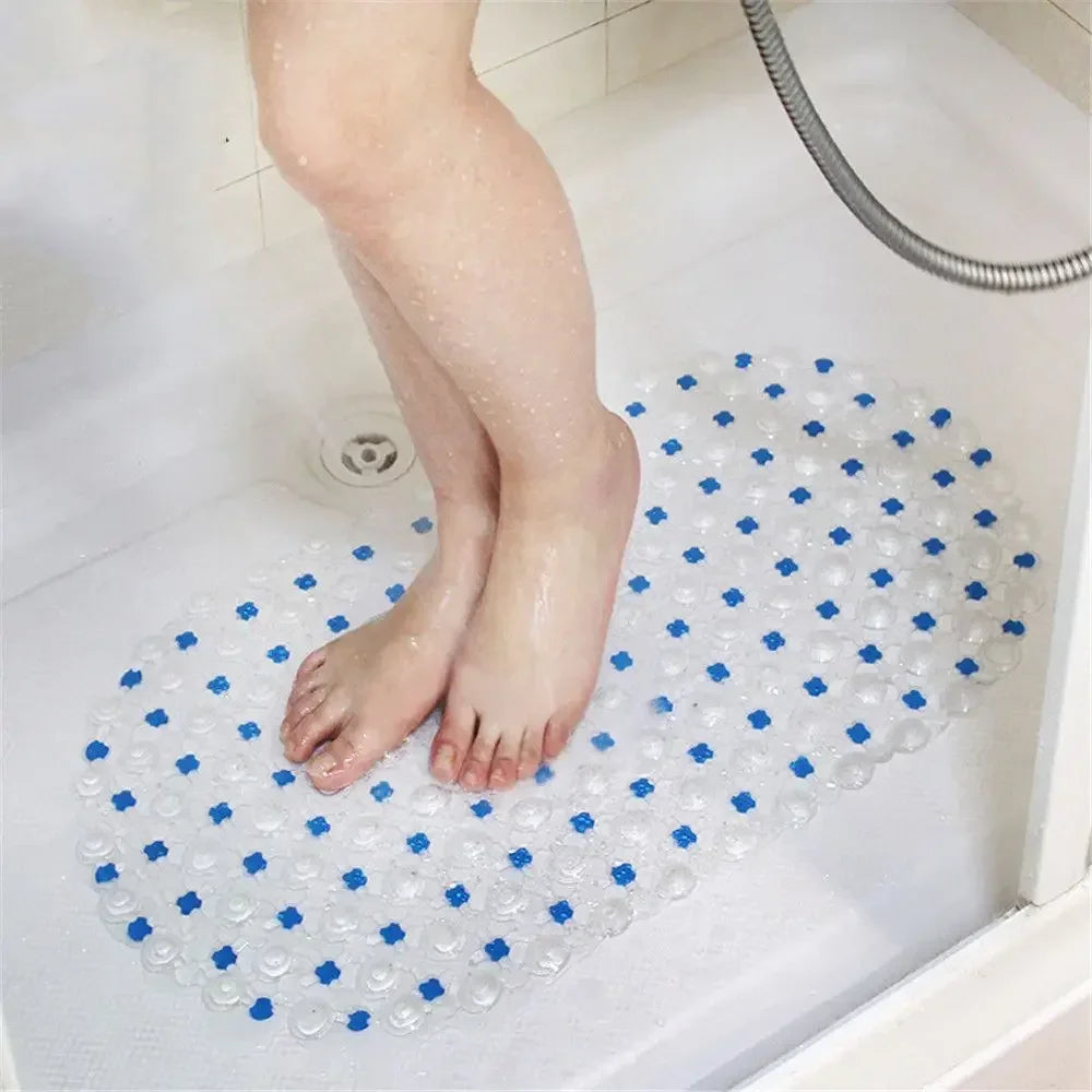 PVC Anti-Skid Bath Mat with Suction Cups