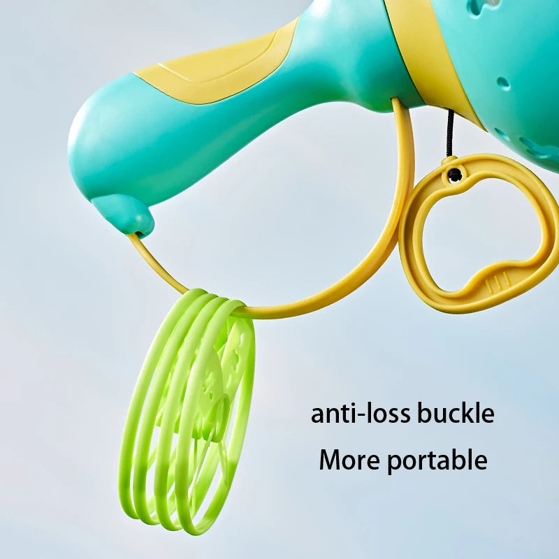 Pull String Flying Saucer Disc Launcher Kids Flying Toys