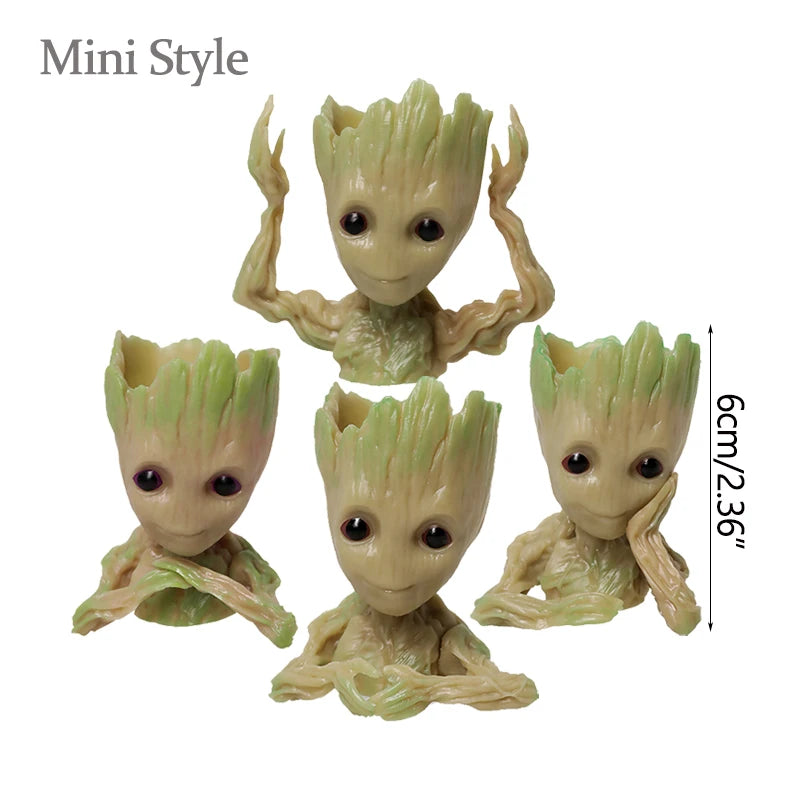 Office Desktop Display Cartoon Groot Figurines Handicrafts Decor