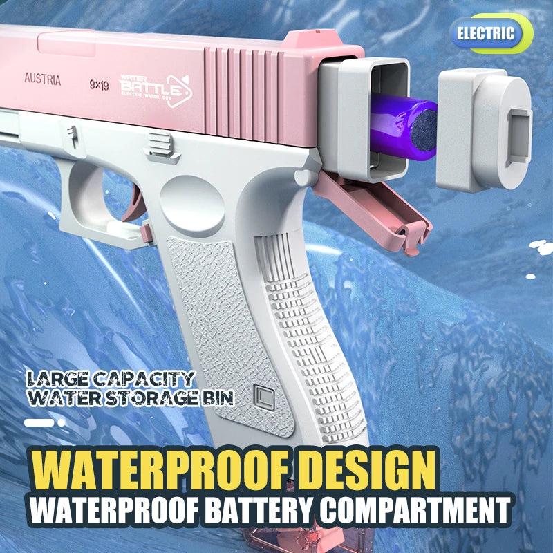 New Water Gun Electric M416 Pistol Shooting Toy Full Automatic