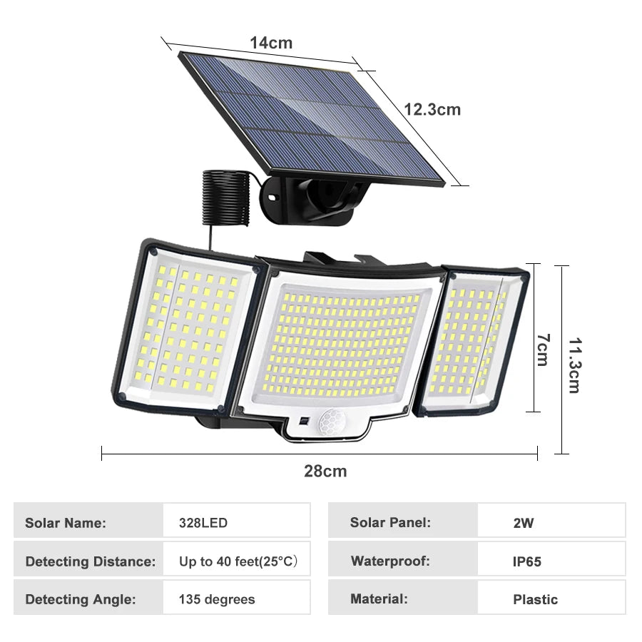 Outdoor Security with Solar Flood Lights